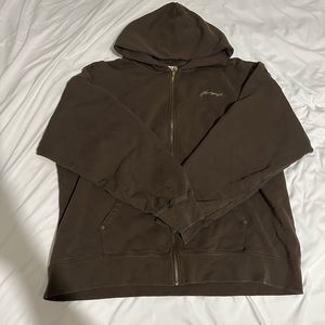 Youngla zip up oversized hoodie